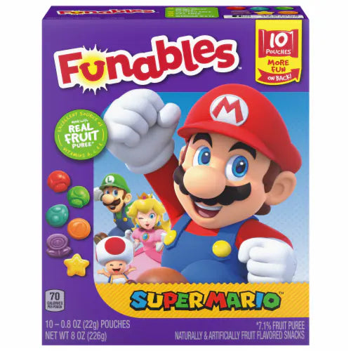 Gomitas Snacks de Mario (10 bolsas)