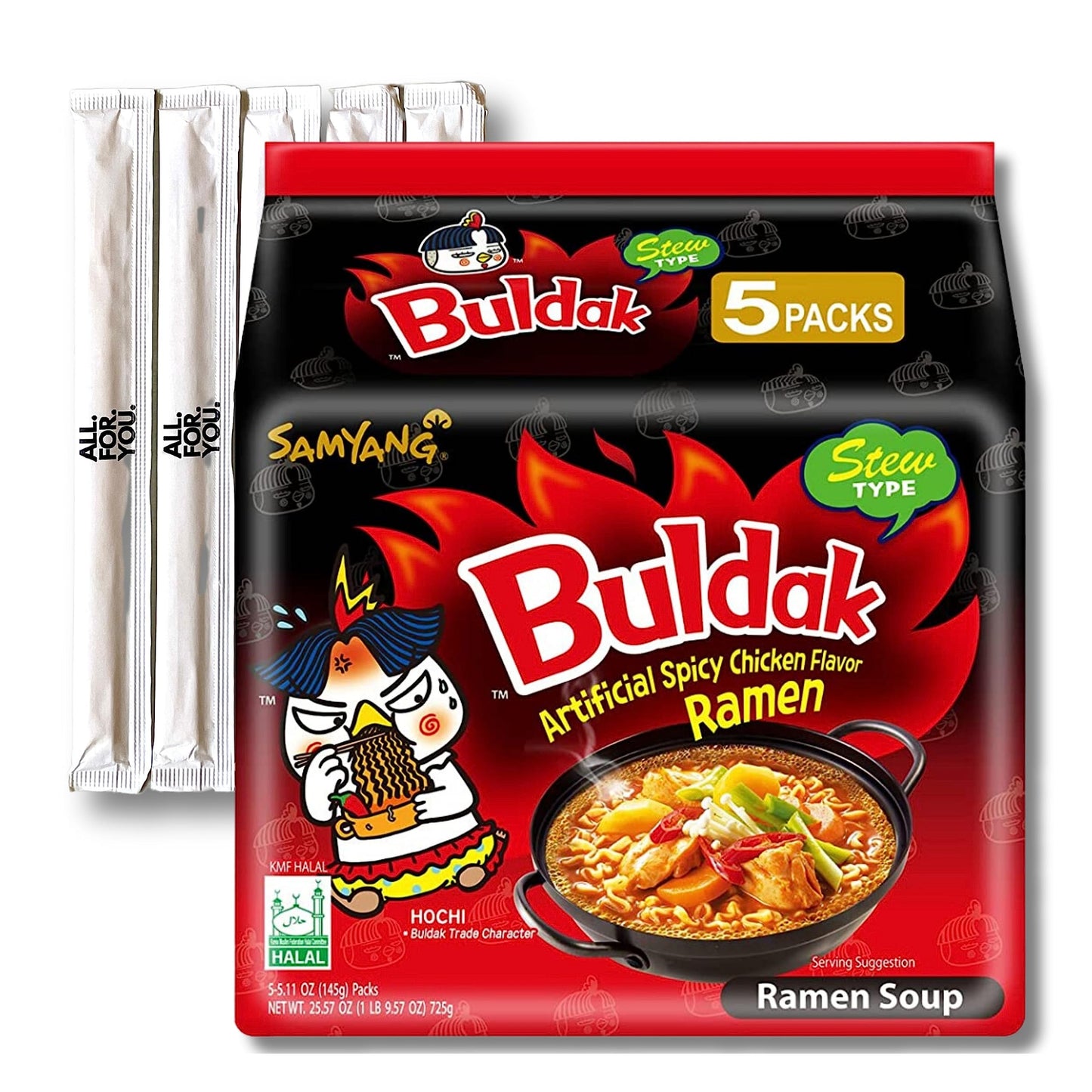 Ramen Buldack Koreano Variedad