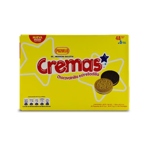 Galletas Cremas 48 unidades