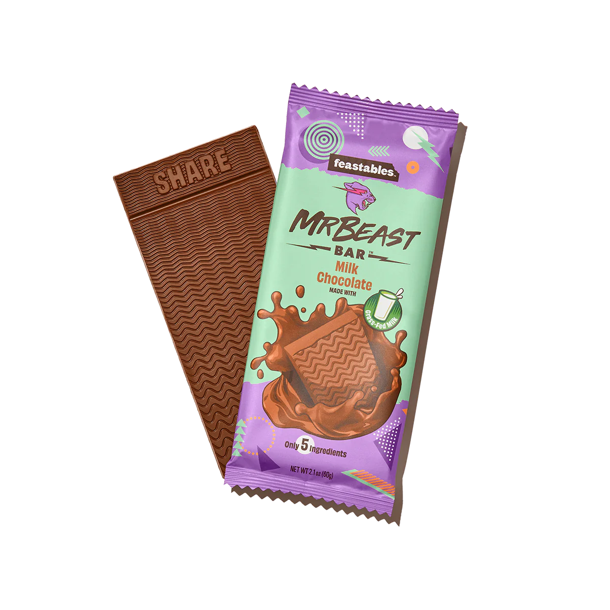 Chocolate en Barra mister Beast barra de 60 gr